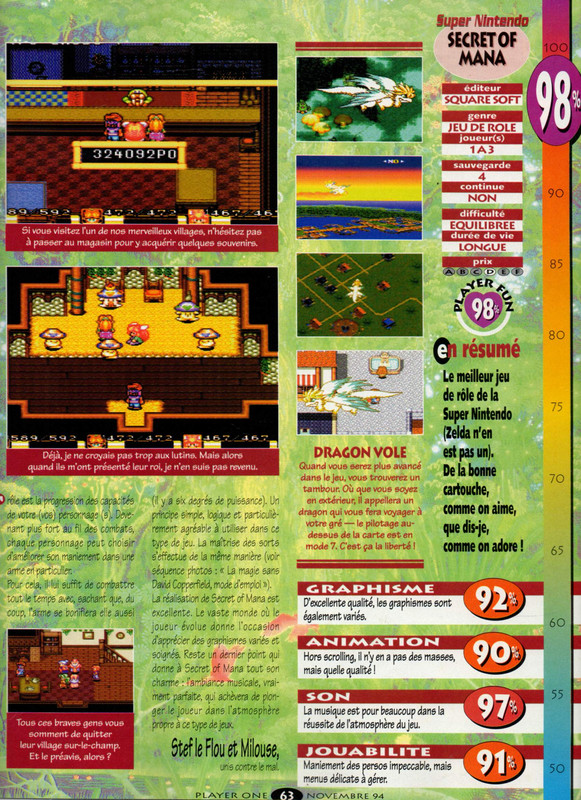 Player One n°47 (Novembre 1994) - Page 063