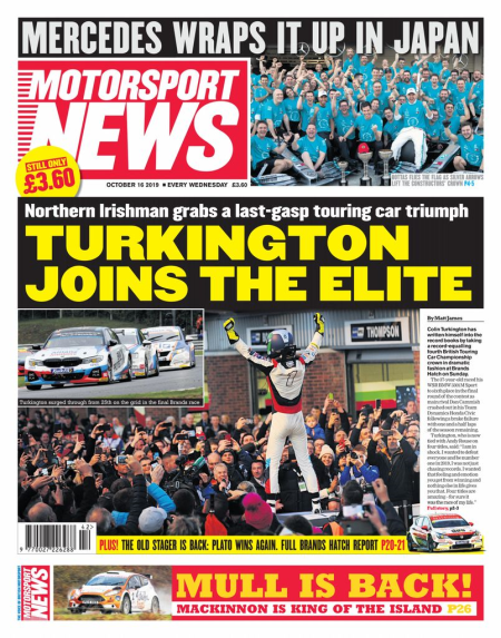 Motorsport News - October 16, 2019 Motorsport News - October 16, 2019