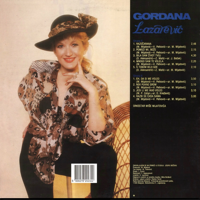 Gordana Lazarevic 1991 z