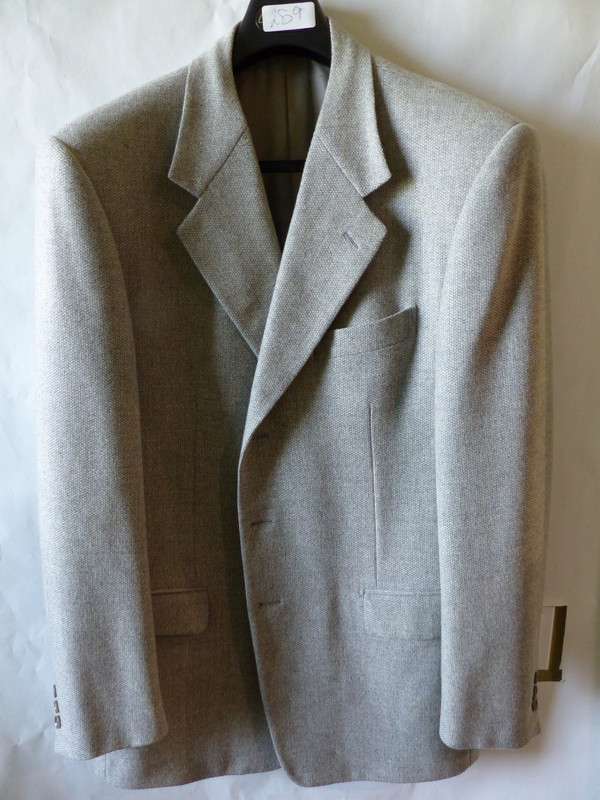 PAL ZILERI LIGHT GREY MENS BLAZER 322 532 2 US MENS SIZE 48 EURO 58