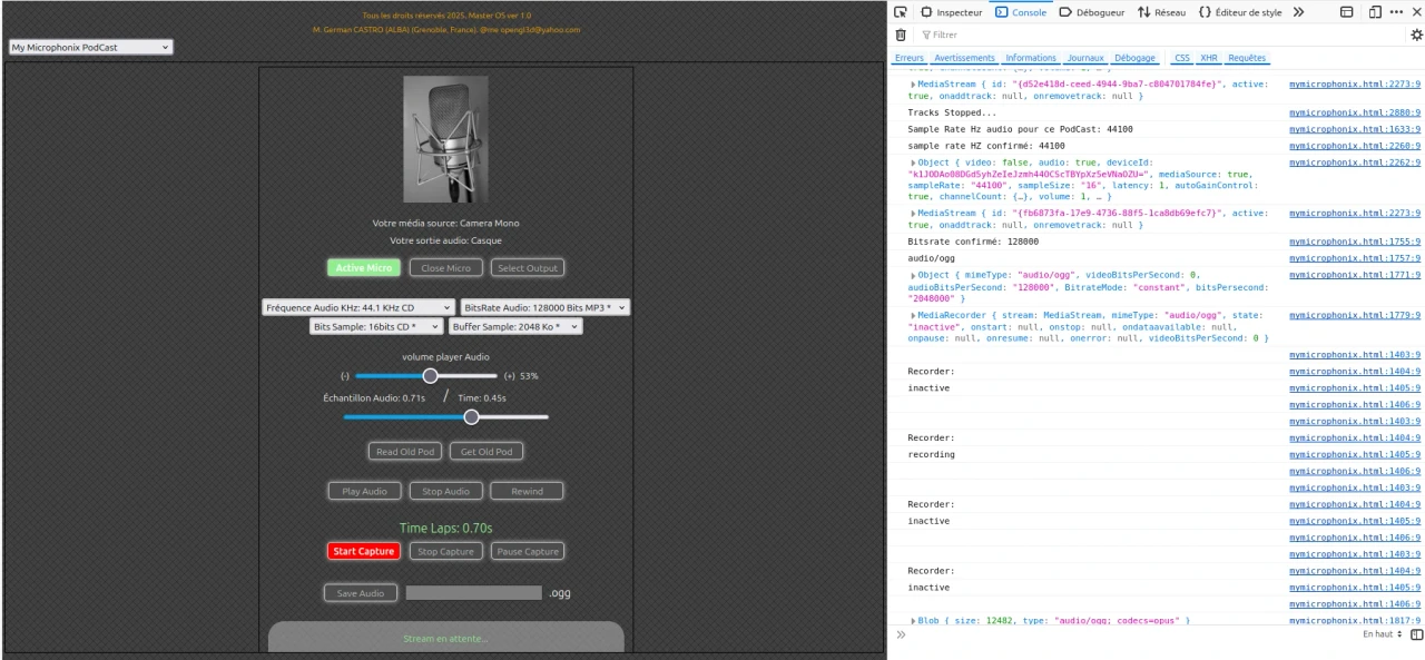 screenshot module podcast in common frame
