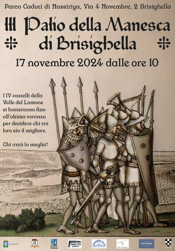 Domenica 17 novembre a Brisighella (Ra) la terza edizione del Palio della Manesca Domenica 17 novembre a Brisighella (Ra) la terza edizione del Palio della Manesca