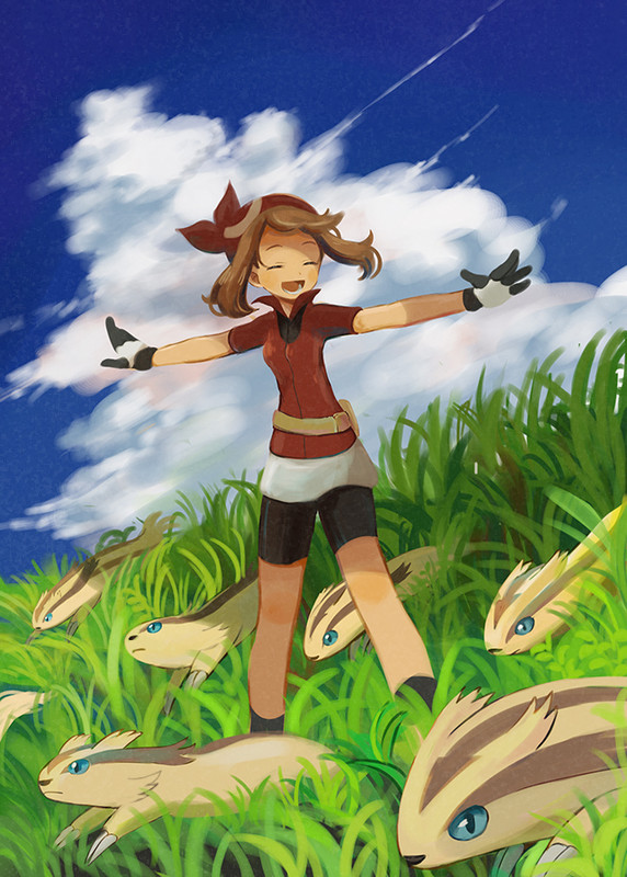 may-and-linoone-pokemon-and-2-more-drawn