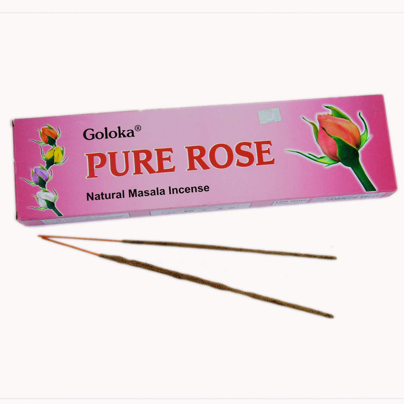 Palos de incienso manipulados Goloka Agarbatti Masala Home Temple Puja paquete de 2 100 gm - Imagen 12 de 49