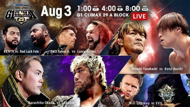 NJPW 2019 08 03 G1 Climax 29 Day 13 English