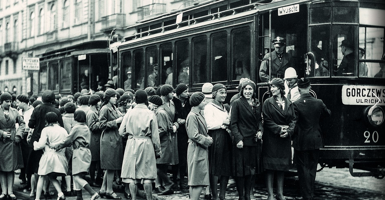 tram to school