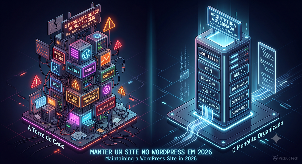 Manter um site no WordPress em 2026 é tão ruim assim? O problema quase nunca é o CMS  (Quase!)