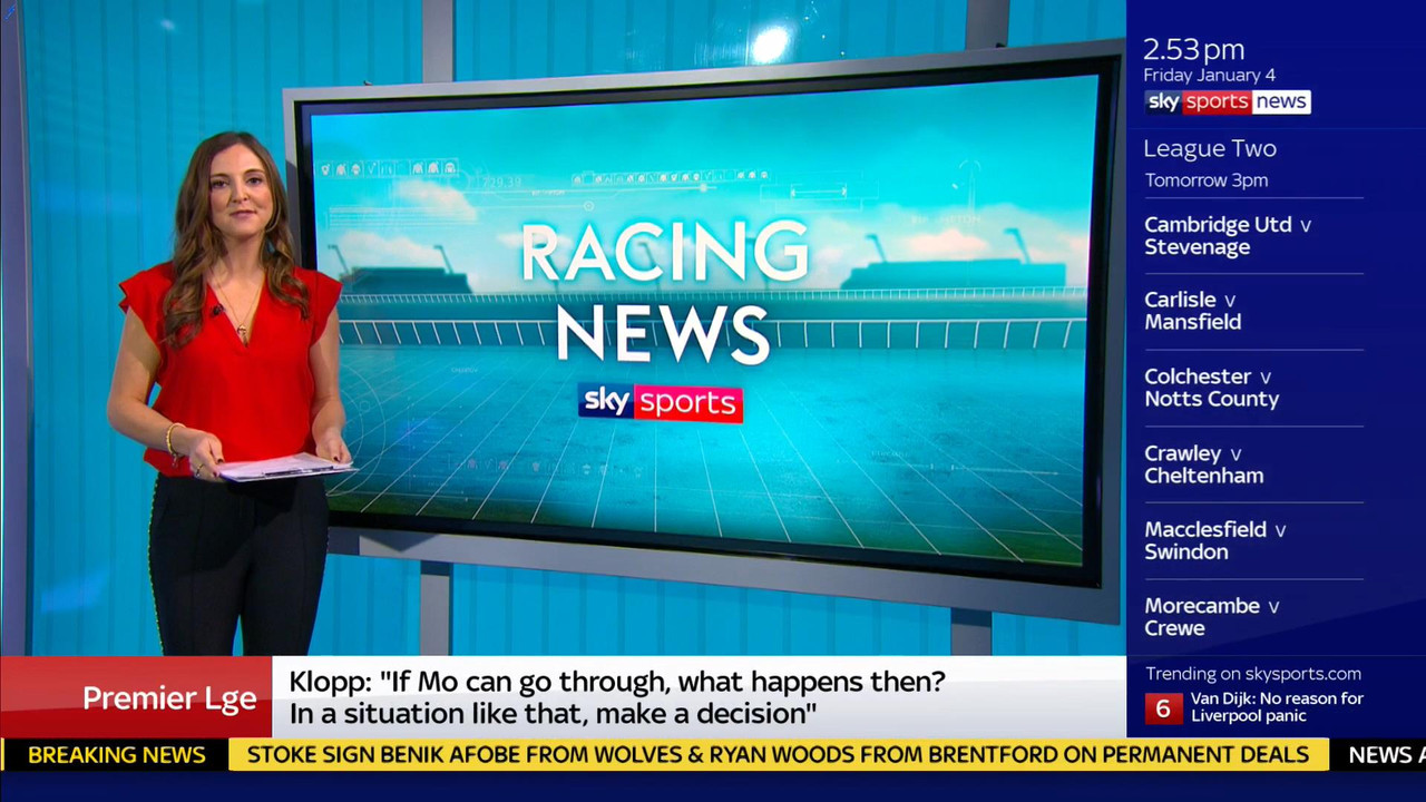 04 January - 14.00.00 - Football Centre. Catch up on all the lat