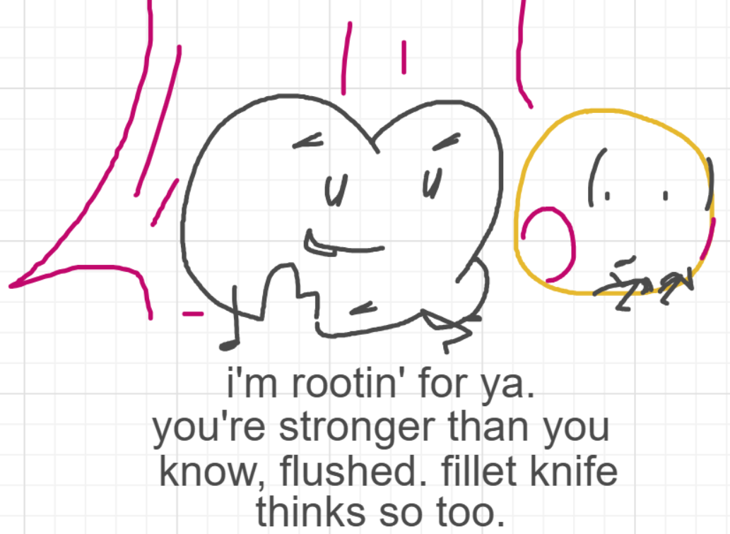 A panel from The Prime Number Few, episode eight of the Board Boards object show by Furretwalk/WalkingFurret.