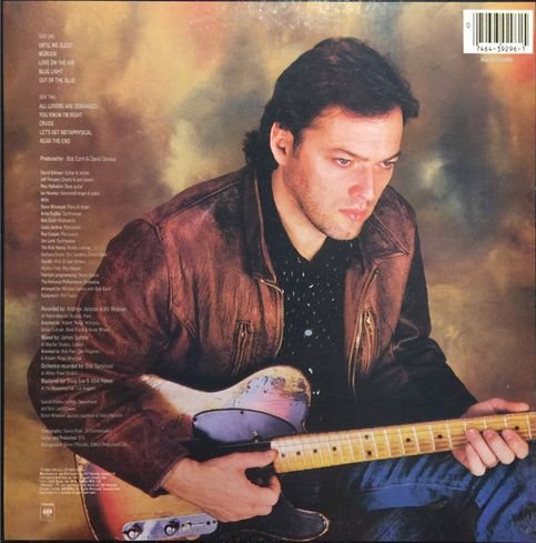 David Gilmour - About Face (1984) [Vinyl Rip 1/5.64] DSD | DSF + MP3