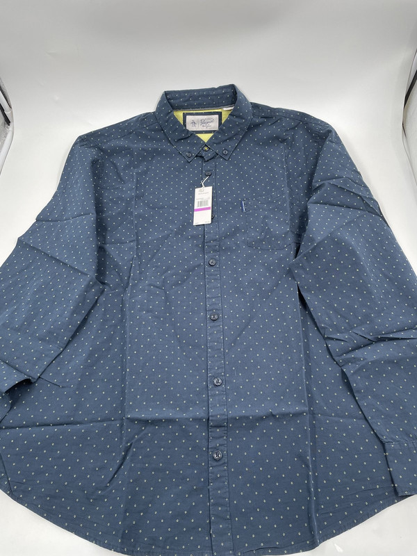 PENGUIN DARK SAPPHIRE COLLARED SHIRT MENS XXL