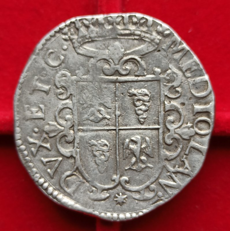 ducatón de Felipe IV de Milán 1622 44