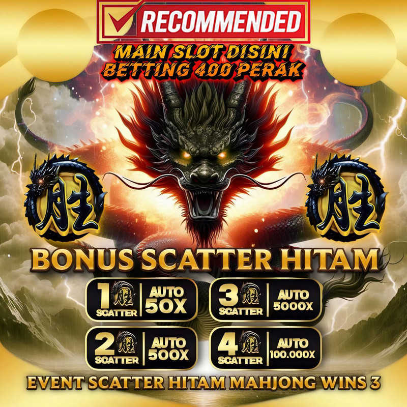 Scatter Hitam ⚡️ Fitur Canggih Pembawa Keberuntungan Pada Slot Mahjong Wins 3 Black Scatter