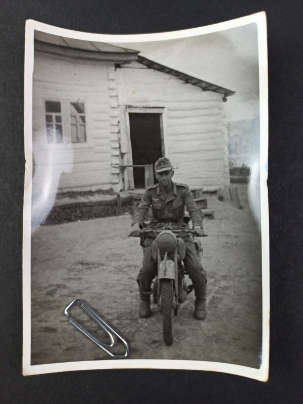 Rußland Scharovo 1943 Motorrad Krad