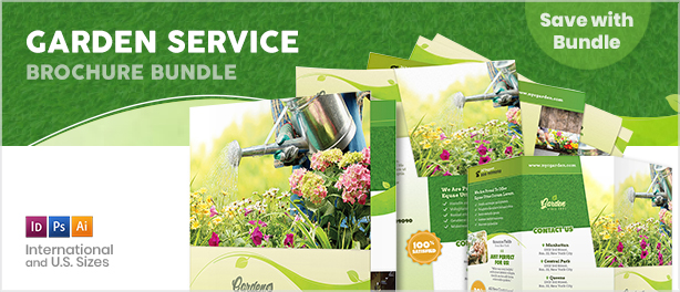 Garden Service Trifold Brochure 2 - 1
