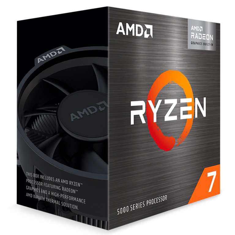 CyberPuerta. Procesador AMD Ryzen 7 5700G S-AM4 3.8Ghz incluye disipador Wraith Stealth 
