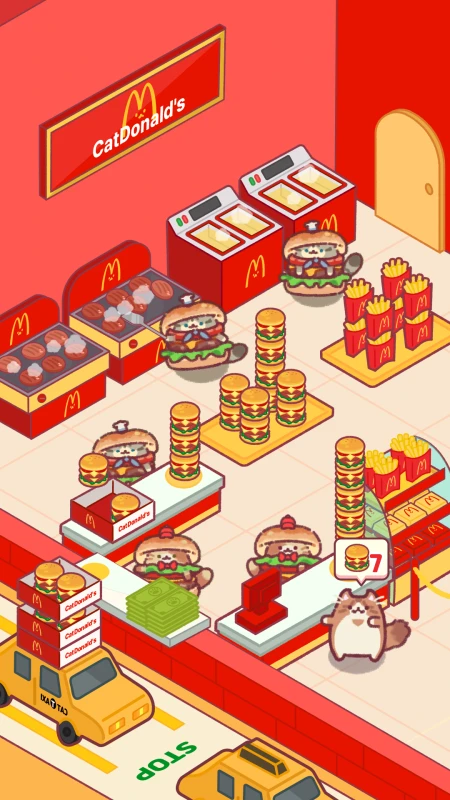Cat Snack Bar Game