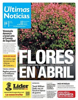 Portadas de los principales diarios de Venezuela del día de hoy