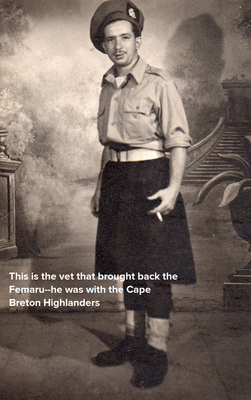 Louis Fine the vet that brought back the Femaru pistol