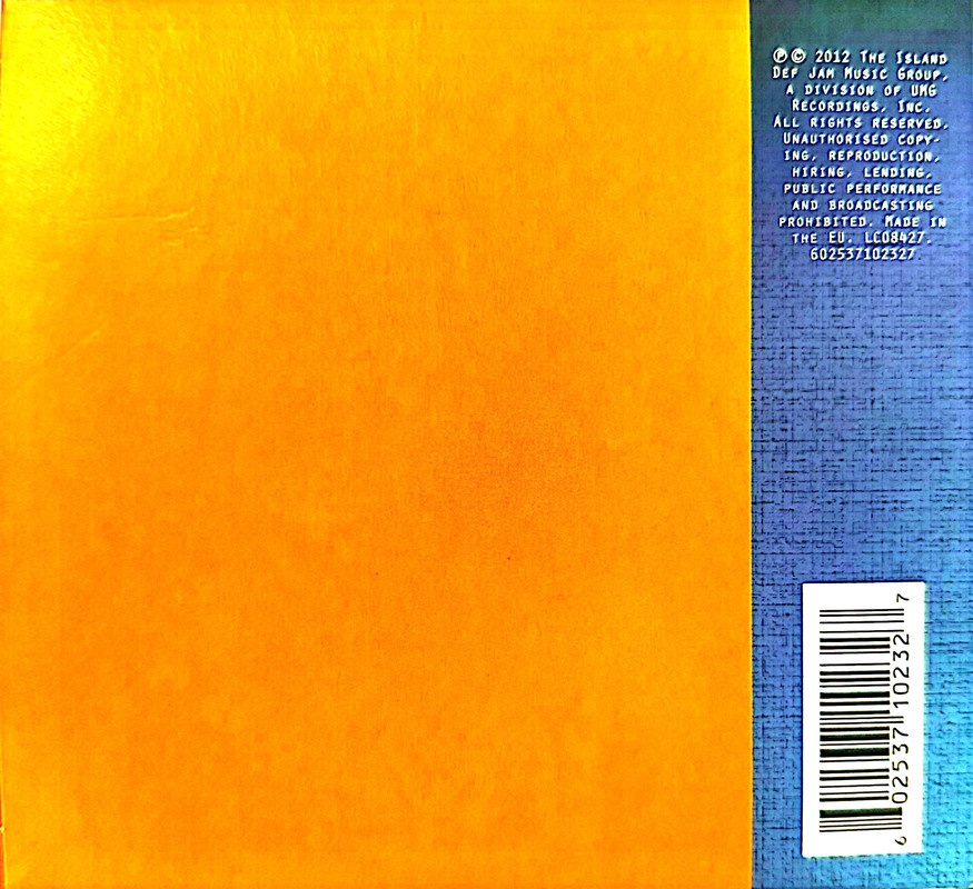 Channel Orange by Frank Ocean - Back