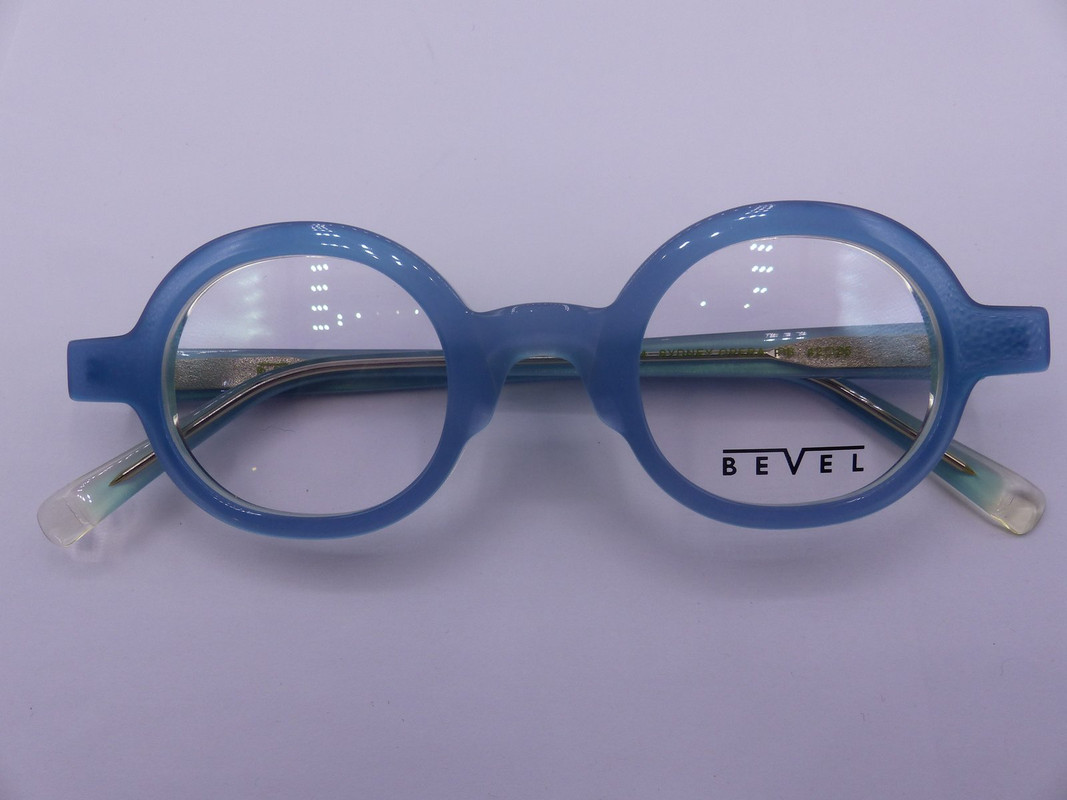 BEVEL 3724 SYDNEY OPERA PASTEL BLUE UNISEX EYEGLASSES FRAMES SIZE 42-25-140