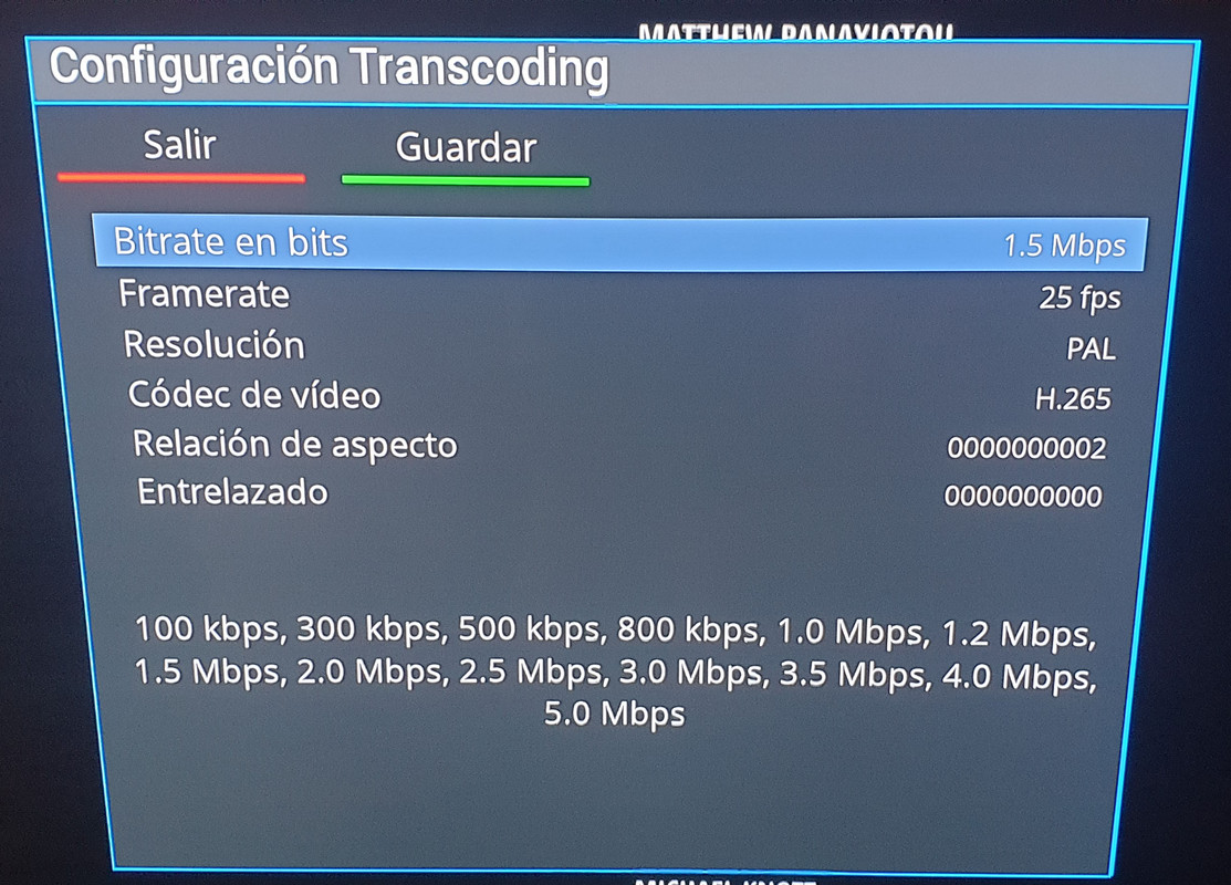 transcoding en Uclan