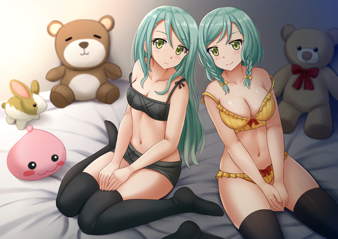 hikawa-hina-and-hikawa-sayo-bang-dream-drawn-by-kazenokaze-c1