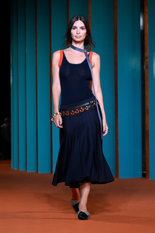Emily Ratajkowski Sheer Tory Burch26NYFW216