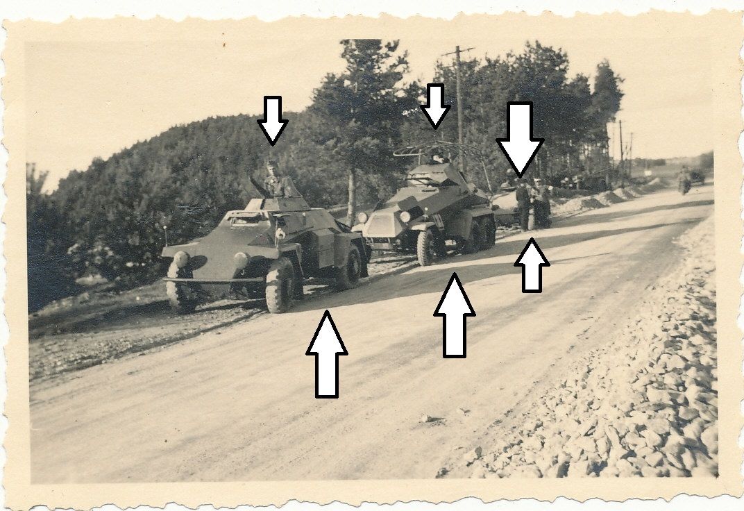 FREUDENFIER POMMERN POLEN PANZERSPÄHWAGEN SDKFZ