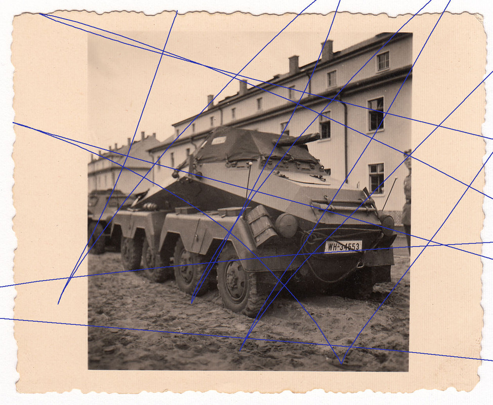 Foto Panzer Tank Panzerspähwagen Spähpanzer SdKf