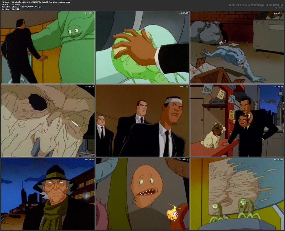 Men In Black The Series S01E03 The Irritable Bow-Wow Syndrome.mkv