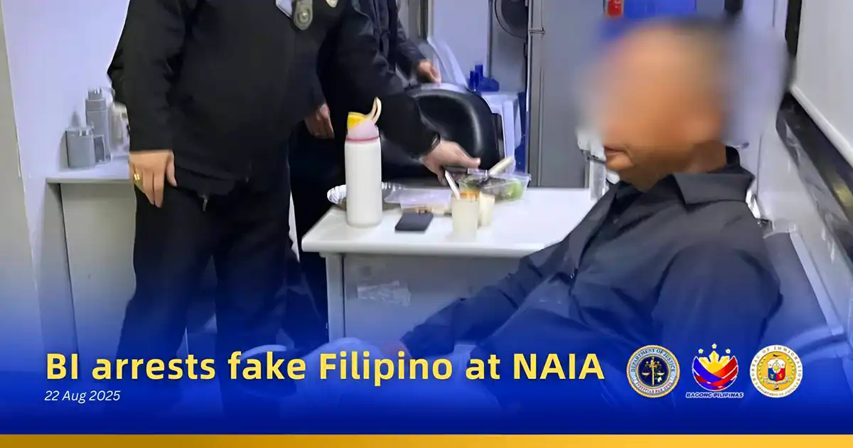 Fake Filipino Identity at NAIA