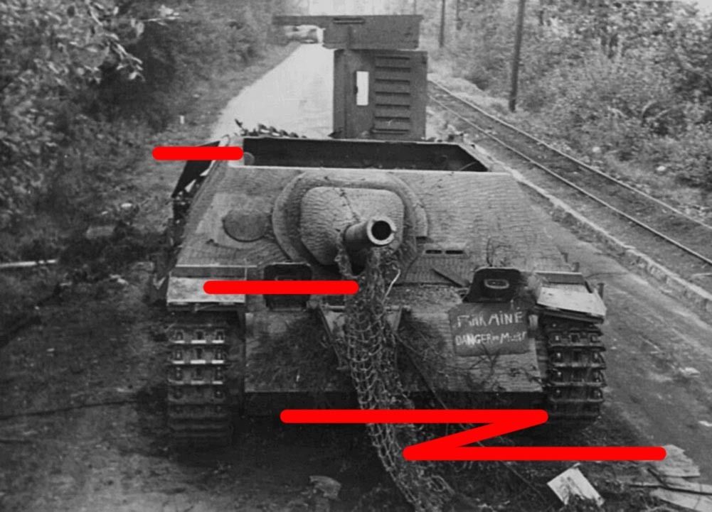 Jagdpanzer IV 70(V) destroyed near Bastogne, 194