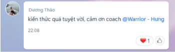 Phản hồi học viên