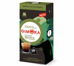 GIMOKA NESPRESSO ALUM. ESPRESSO BRASILE - 10CAPS