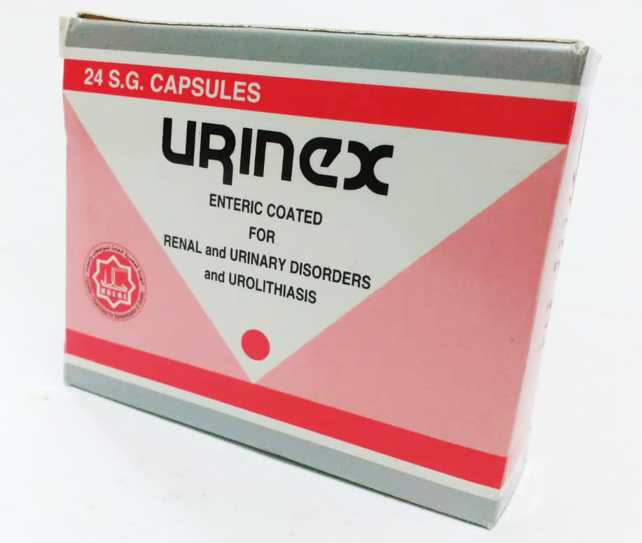 URINEX 24s Capsules for Urolithiasis, Urinary Tract Infections & Stones