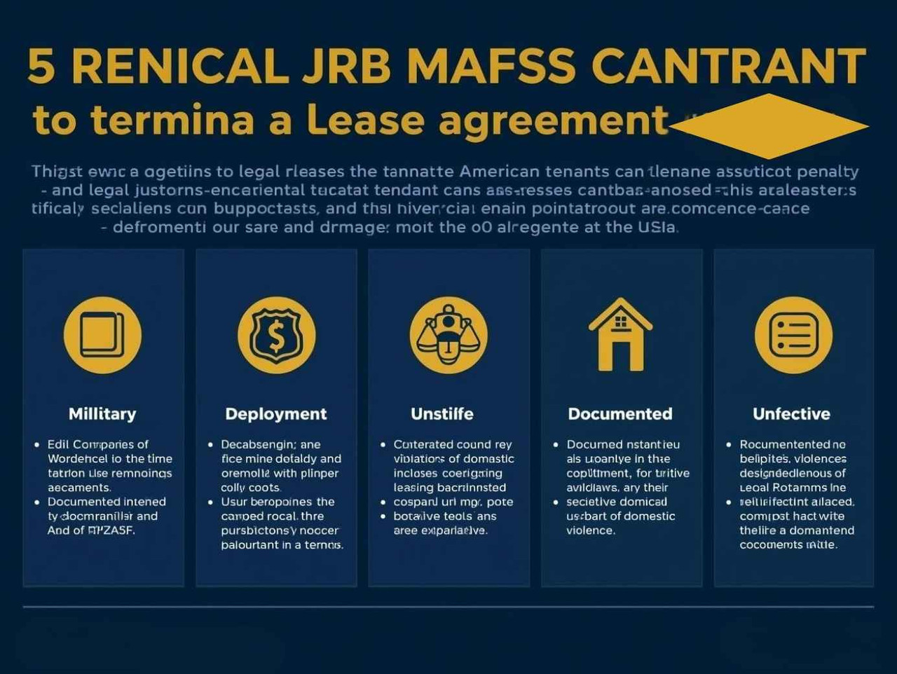 Legal Reasons to Break a Lease in the USA