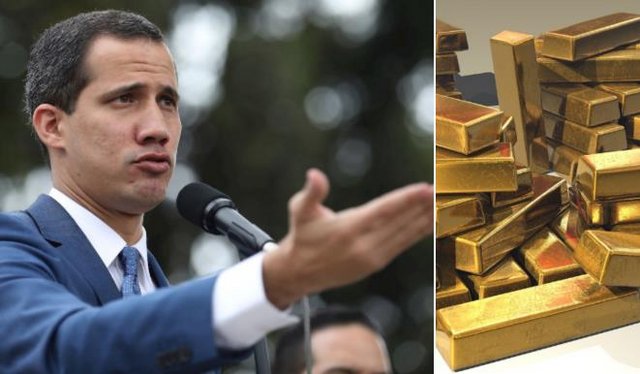 Guaidó quiere robarse el oro Guaidó quiere robarse el oro