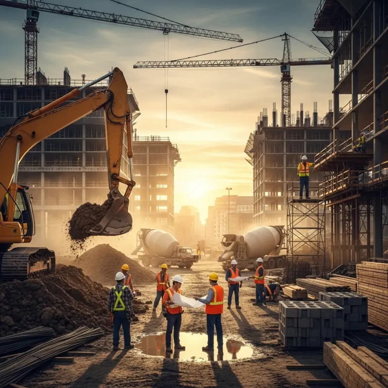 Cantiere impresa di costruzioni