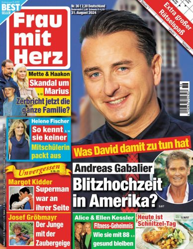 Cover: Frau mit Herz Magazin No 36 vom 31  August 2024