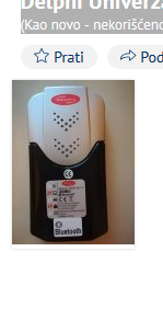 Delphi Univerzalna Dijagnostika Verzija 2019 NEC releji (Kao nov