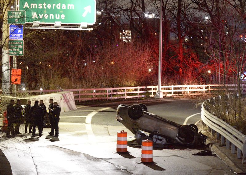 Fatal car accident in Washington Heights