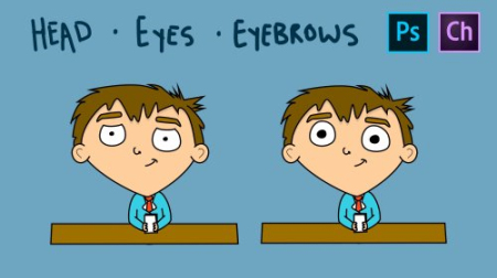 Adobe Character Animator for Beginners - Head - Eyes - Eyebrows