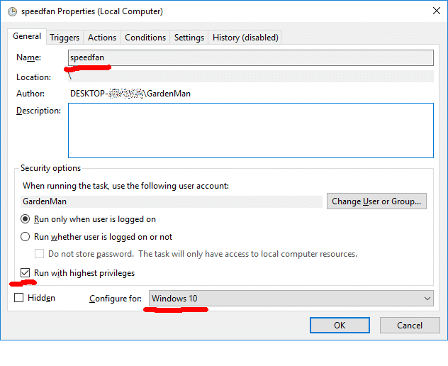 speedfan not starting with windows 10