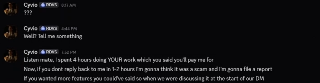 Proof Suspect Violated Deal