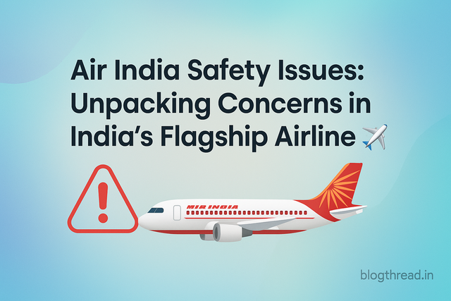 Air India Safety Issues: Unpacking Concerns in India’s Flagship Airline