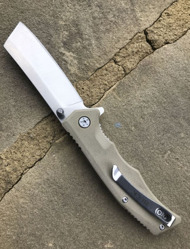 New TRUE MAAR Cleaver Flipper Knife