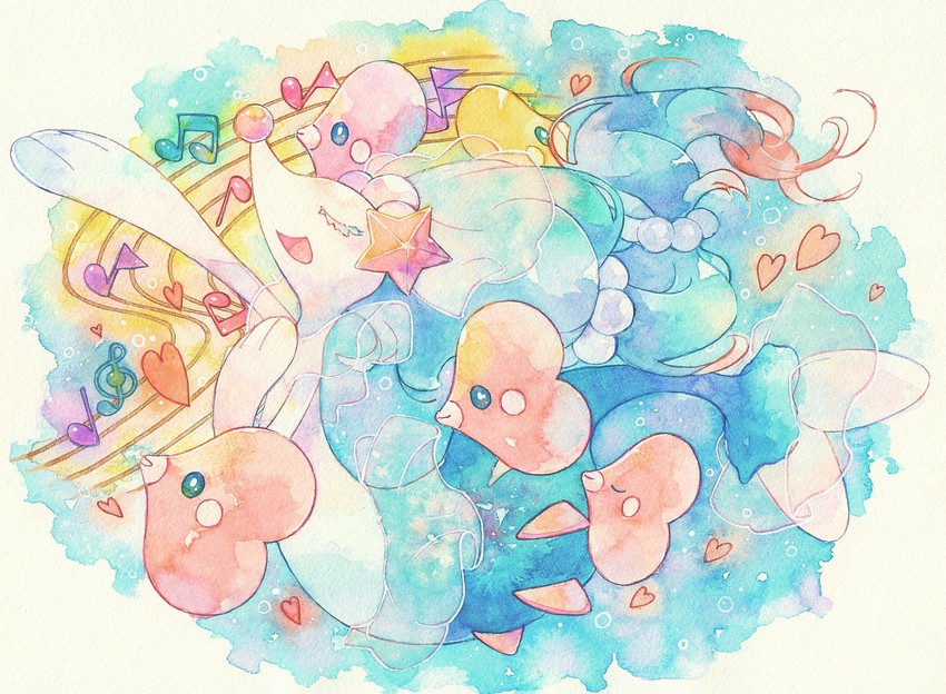primarina-and-luvdisc-pokemon-drawn-by-o