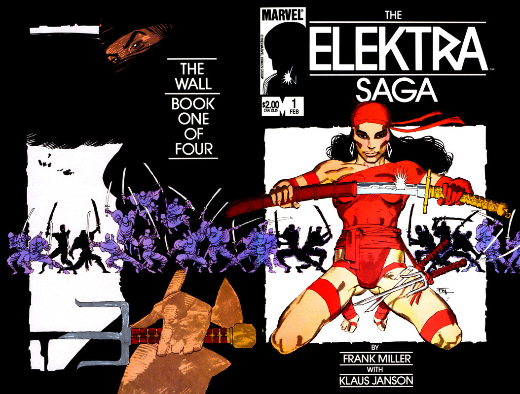 The Elektra Saga (1984) 01 (of 04) 00 (01-52 Wraparound Cover)