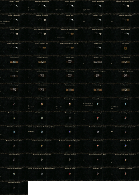 amulety i pierścienie